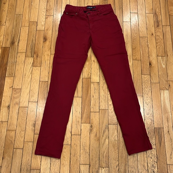 LONG TALL SALLY AVA Stretch Skinny Jeans in colour: Red Pepper. Size US 6. EUC - Picture 5 of 17